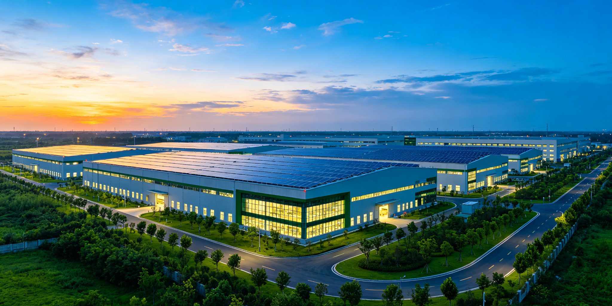 Green manufacturing campus